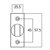 LOCKWOOD TURN SNIB 8530 - 57sc SATIN CHROME