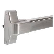 DORMAKABA ED22M HORIZONTAL MORTICE LOCK/ LATCHING PANIC BAR - 1060mm - STAINLESS - COMPLETE WITH MORTICE LOCK