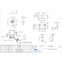 EMRO C12220 privacy indicator bolt - satin