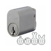 Brava oval cylinder with xwz rabbit cams and 2 x keys