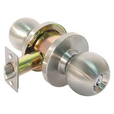 DORMAKABA - K53 KNOB ENTRANCE LOCKSET - SATIN STAINLESS STEEL