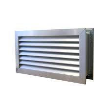 Non Rated Natural Anodised Aluminium Door grilles