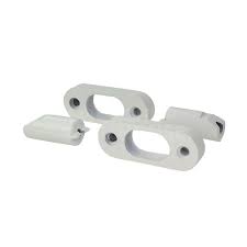 YALE WS12 HINGE BOLTS PAIR WHITE