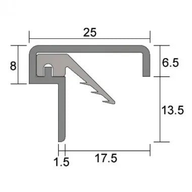 IS7061 - Astrigal TBar - 2500MM