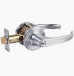 LOCKWOOD 938 LEVER STOREROOM LOCKSET - SATIN CHROME