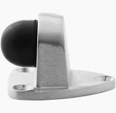 Lockwood A250 door stop - floor mounted satin chrome