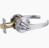 LOCKWOOD 930 LEVER EXTERIOR LOCKSET - SATIN CHROME