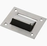 Legge retractable door stop - 75 x 54 x 13mm - stainless steel