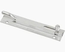 SCOPE NECKED BARREL BOLT HEAVY DUTY - SATIN CHROME